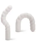 Vibrador Zig Zag Branco c/ Aquecimento 2