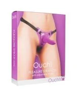 Strap On Ouch! Pleasure Roxo Caixa