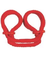 Algemas P/ Tornozelos Japanese Silk Love Rope Vermelhas