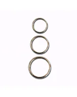 Kit de 3 Aneis de Metal