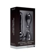 Vibrador Insuflável Dong de Silicone Ouch! Preto Caixa