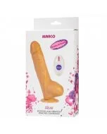 Vibrador Realístico Recarregável Com Rotação Alive Marco Caixa
