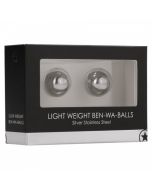 Bolas Vaginais Ben Wa Balls Light Weight Ouch! Prateadas Caixa
