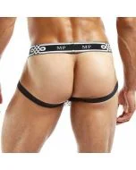 Slip Jock Ring Peep Show Male Power Branco Trás