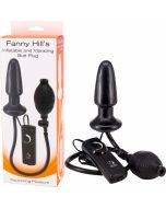 Plug Anal Insuflável Fanny Hill's ButtPlug Preto Conjunto