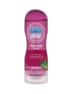 Gel Lubrificante e Massagem Durex® 2 em 1 Aloe Vera (200 ml)