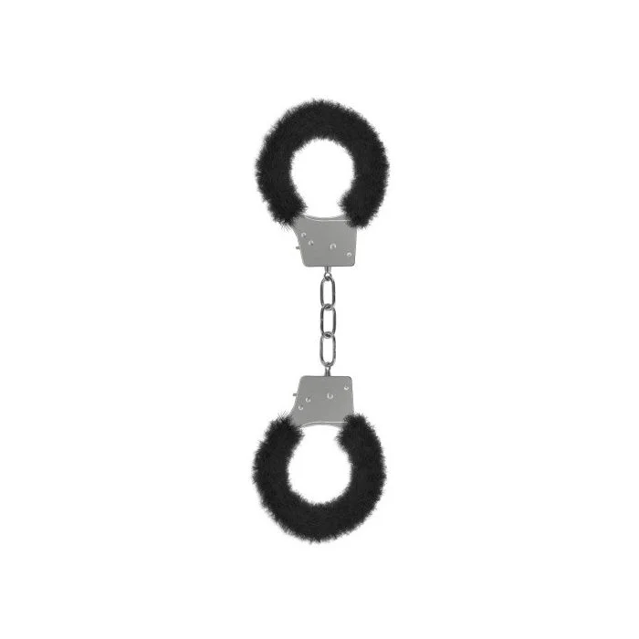 Algemas C/ Peluche Beginner's Furry Handcuffs Pretas