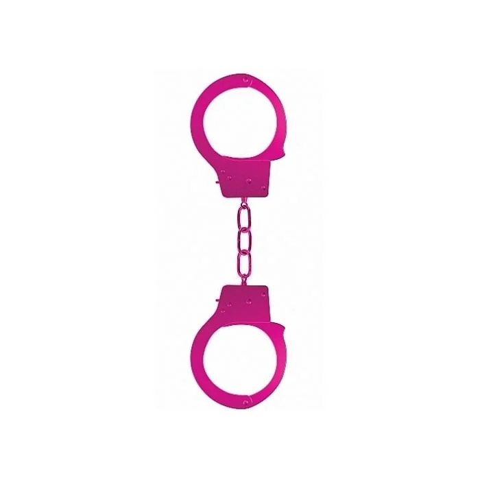 Algemas em Metal Beginner's Hancuffs Rosa