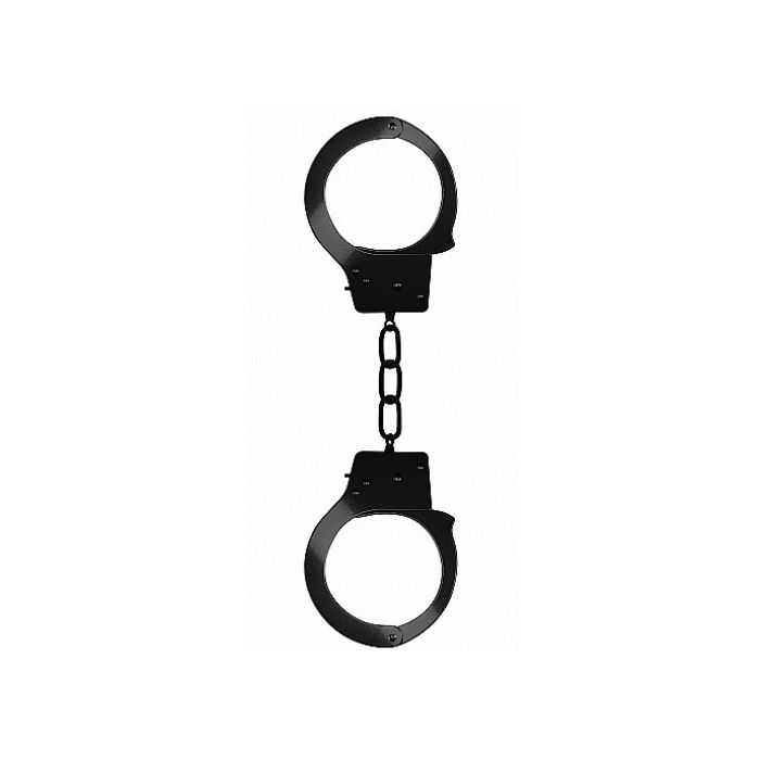 Algemas em Metal Beginner's Hancuffs Pretas