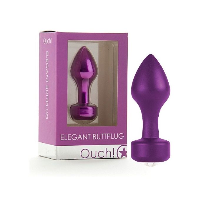 Plug Anal Elegant Buttplug Roxo