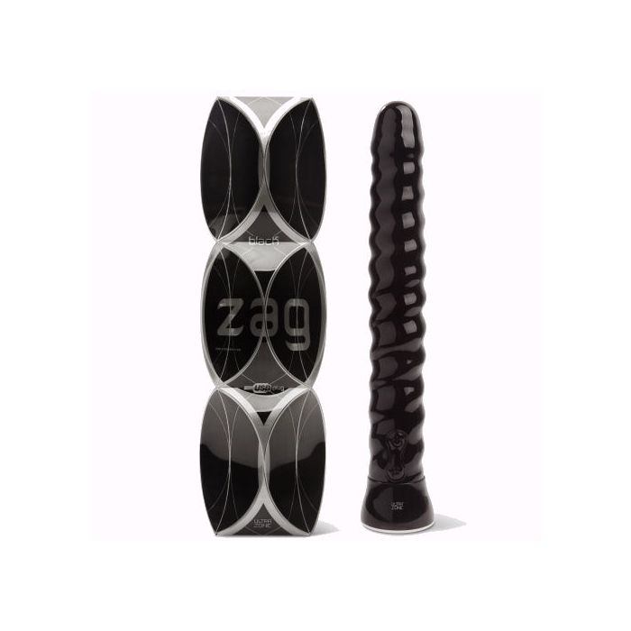Vibrador Zig Zag Preto c/ Aquecimento