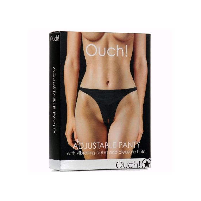 Tanga C/ Bala Vibratória Ouch! Preta