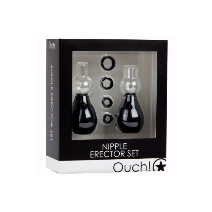 Sugador Mamilos Ouch! Nipple Erector Set Preto