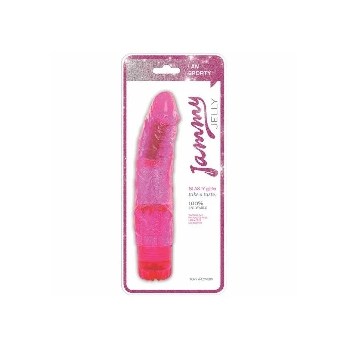 Vibrador Jammy Jelly Blasty Glitter Embalagem