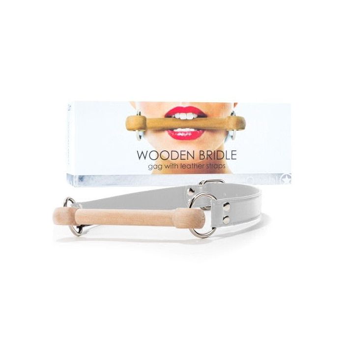 Mordaça Wooden Bridle Branca