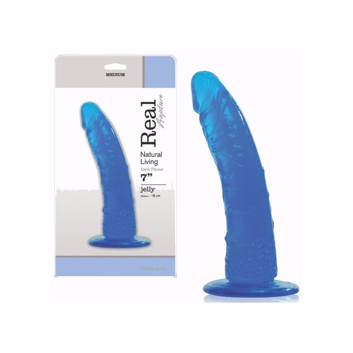 Dildo Real Rapture Earth Flavour 7'' Azul