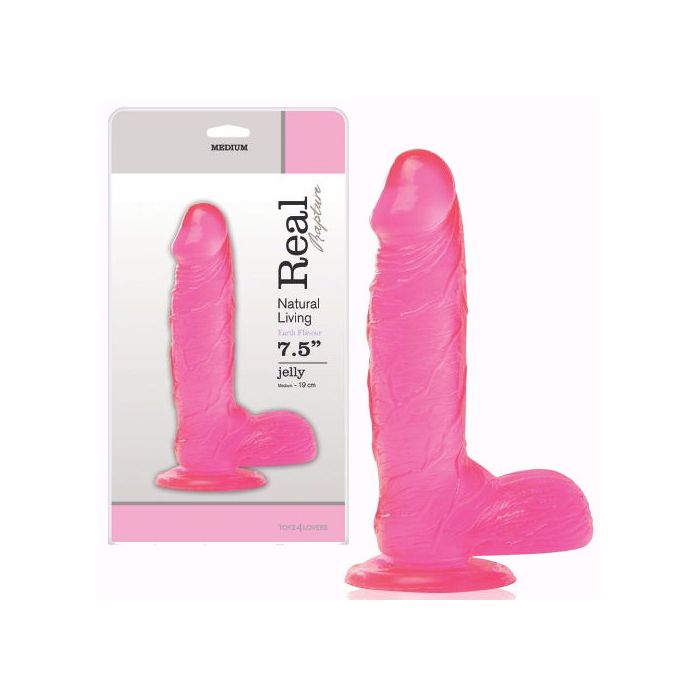 Dildo Real Rapture Earth Flavour 7.5'' Rosa
