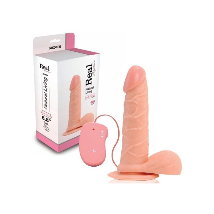 Vibrador Real Rapture Earth Flavour 6.5'' Branco