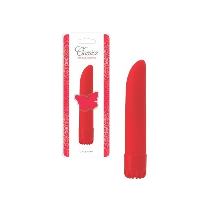 Vibrador Classics Vermelho Pequeno