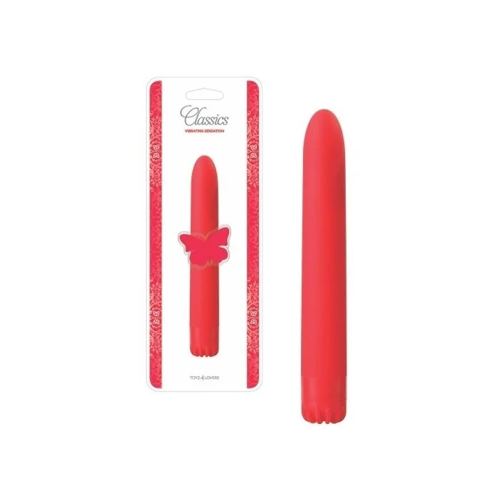 Vibrador Classics Vermelho Médio