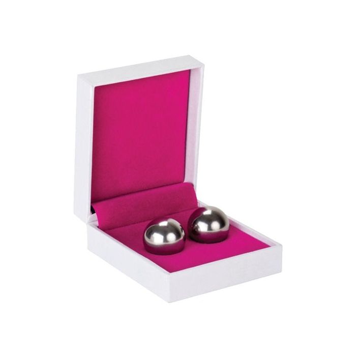Bolas Vaginais Ben Wa Balls Medium Weight Prateadas