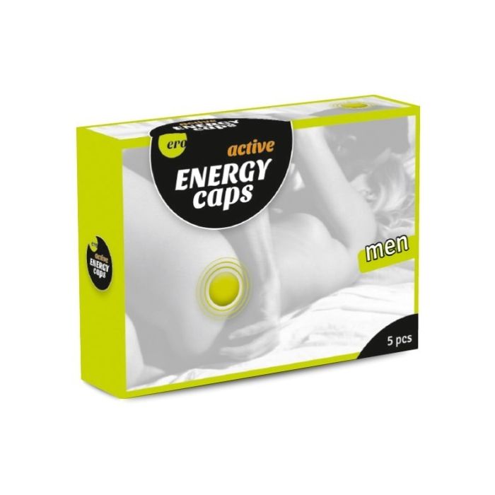 Cápsulas Estimulantes Active Energy Caps Ero Homem (5 Un)