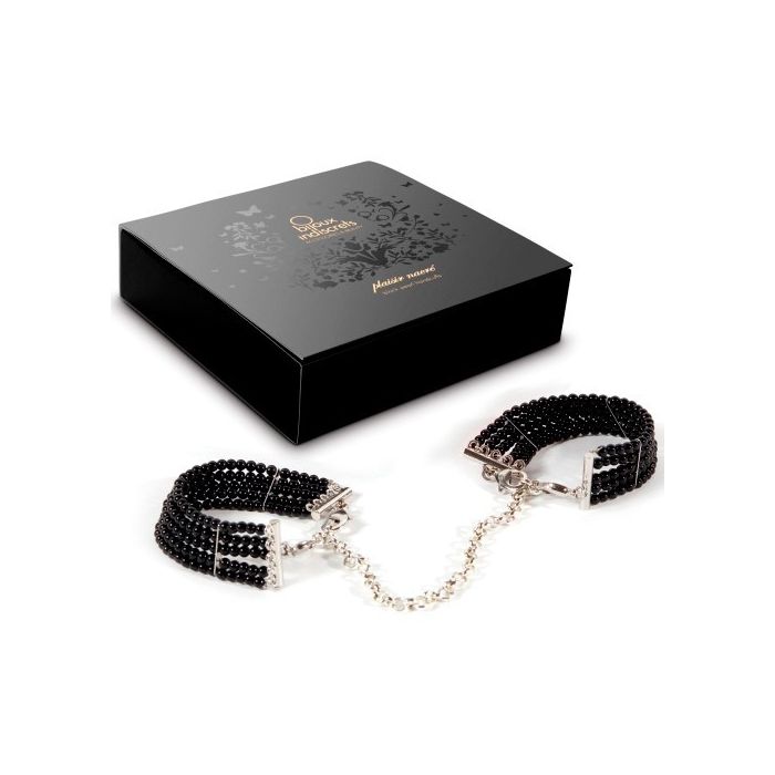 Algemas de Pérolas Plaisir Nacré Bijoux Indiscrets Pretas Conjunto