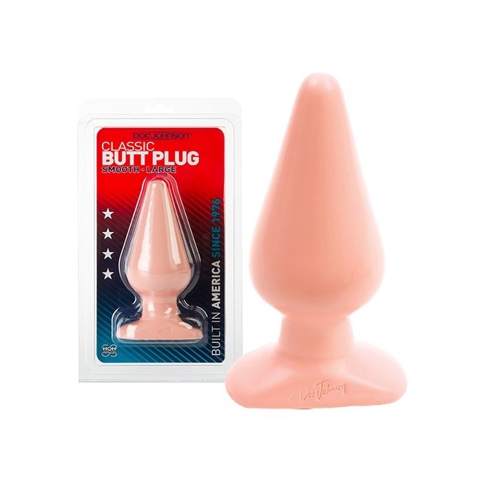 Plug Anal Doc Johnson Classic Butt Plug Flesh Large Conjunto