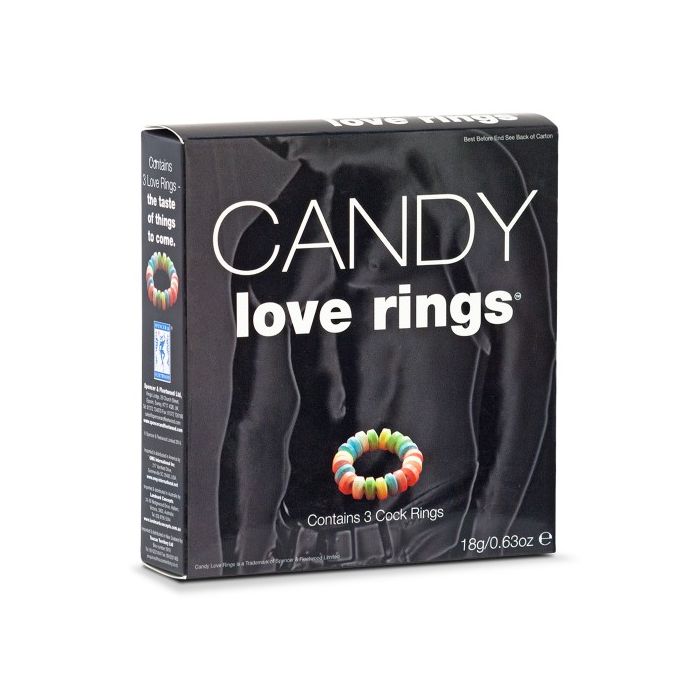 Kit de 3 Aneis Candy Love Rings