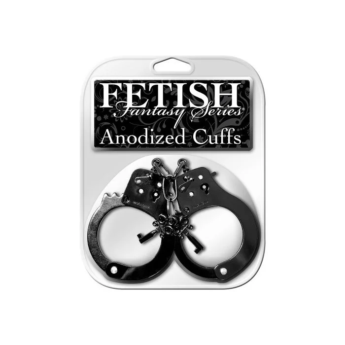 Algemas Fetish Fantasy Series Anodized Pretas Caixa