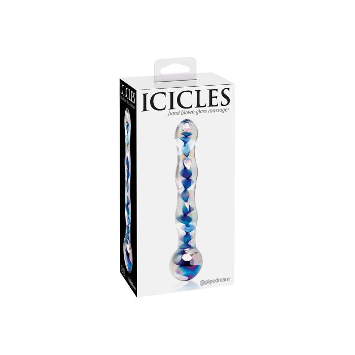 Dildo Vidro Icicles Nº08 Caixa