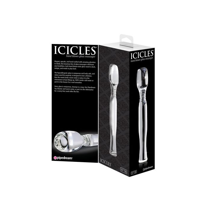 Dildo Vidro Icicles Nº58 Caixa 1