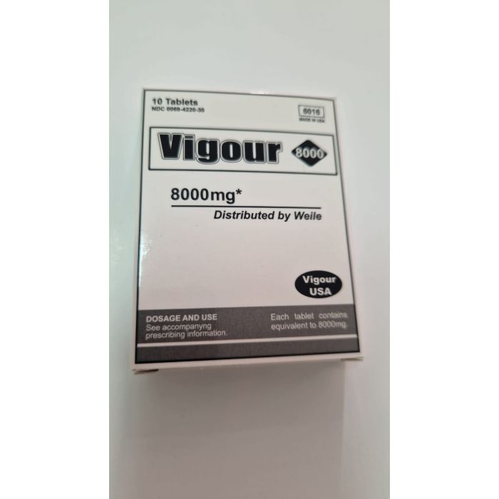 Potenciador Vigour 8000 mg White Extra Forte (10 Un)