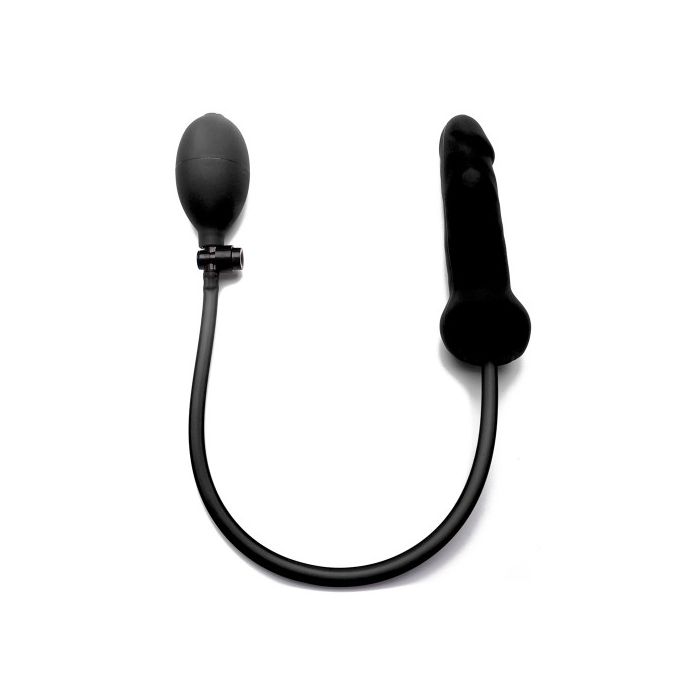 Dildo Insuflável Dong de Silicone Ouch! Preto