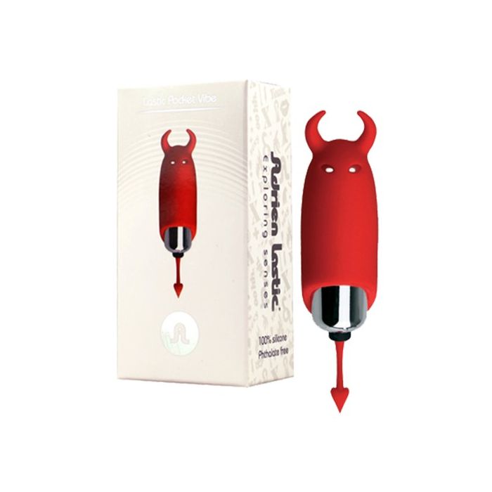 Bala Vibratória Lastic Pocket Vibe Devol Adrien Lastic Vermelha