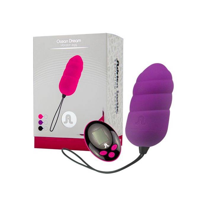 Ovo Vibratório Ocean Dream Adrien Lastic C/ Comando Remoto Roxo