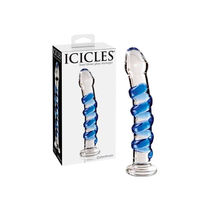 Dildo Vidro Icicles Nº05 Conjunto