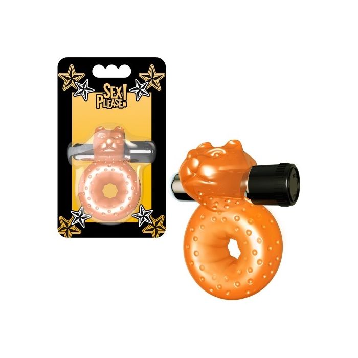Anel Vibratório Sex Please! Morozko Laranja