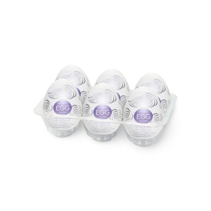 Kit Ovos Masturbadores Tenga Egg Cloudy (6 Un) Caixa