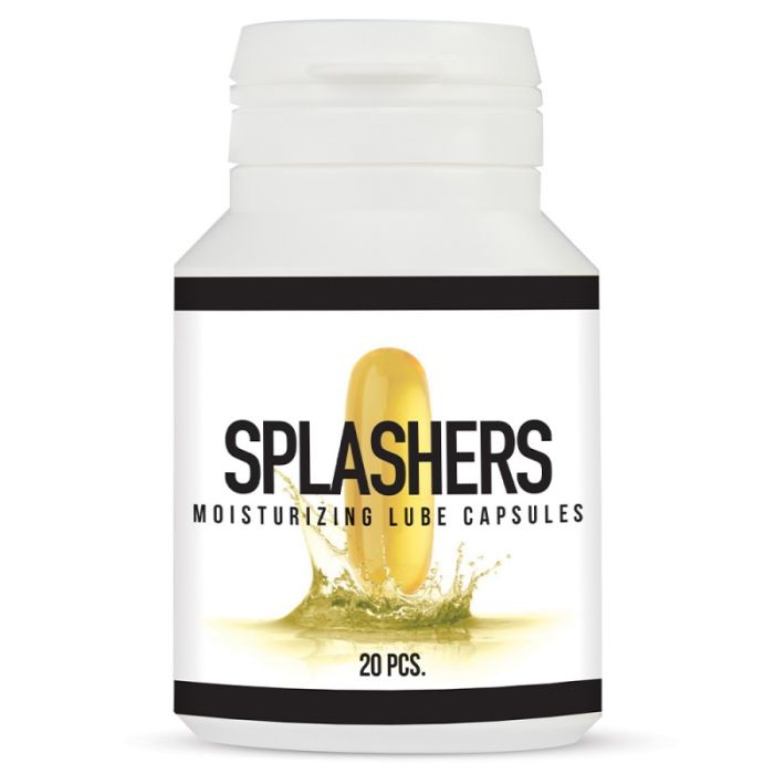 Capsulas Lubrificantes e Hidratantes Splashers (20 Un)