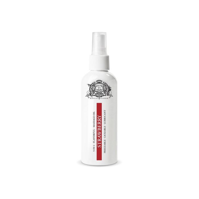 Lubrificante e Óleo de Massagem Spray Touche 5 em 1 Morango (80 ml)