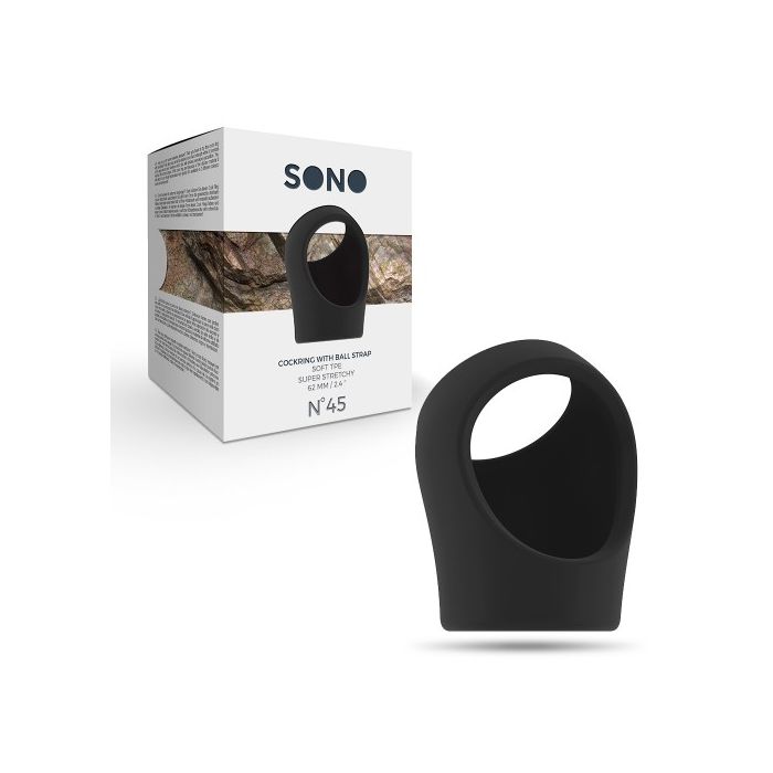 Anel C/ Alça P/ Testículos Sono Preto 3 cm Nº45 Caixa