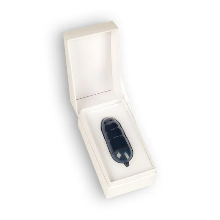 Ovo Vibratório Recarregável Ocean Storm Adrien Lastic C/ Comando Remoto Azul Escuro 2