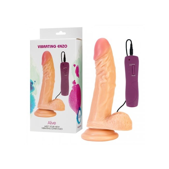 Vibrador Realístico Alive Enzo Conjunto