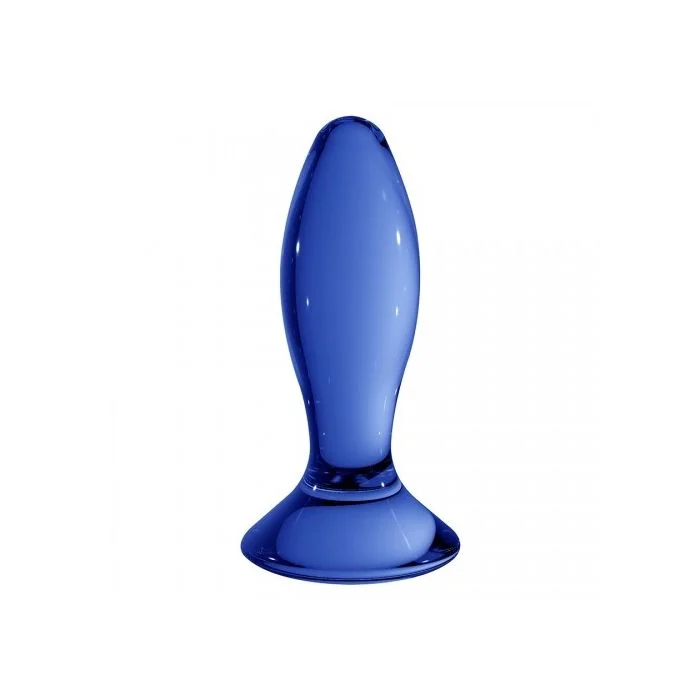 Plug Vidro Follower Chrystalino Azul