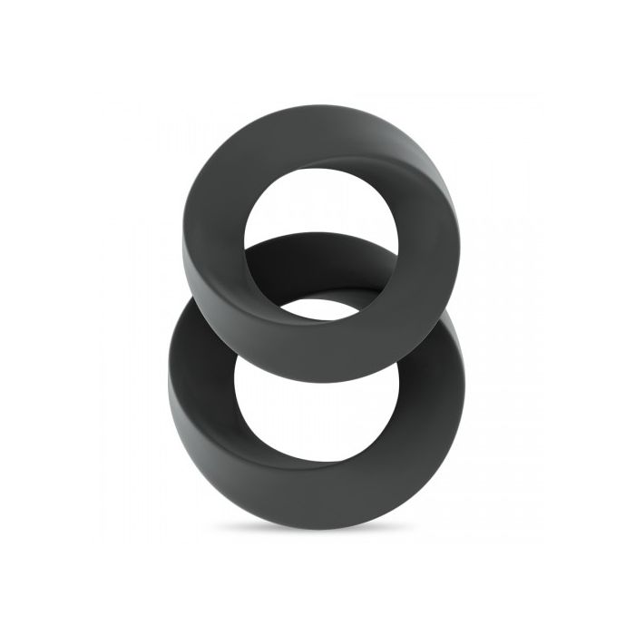 Conjunto de Aneís Sono Nº24 Cockring Set Cinzento