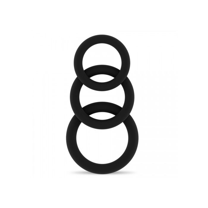 Conjunto de Aneís Sono Nº25 Cockring Set Preto
