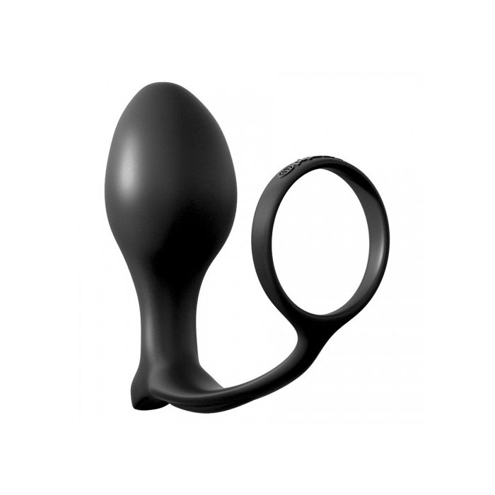 Plug C/ Anel Ass Gasm Cockring Advanced Plug Anal Fantasy 3