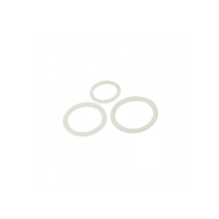 Conjunto de 3 Anéis Silicone Cock Rings Timeless Transparente