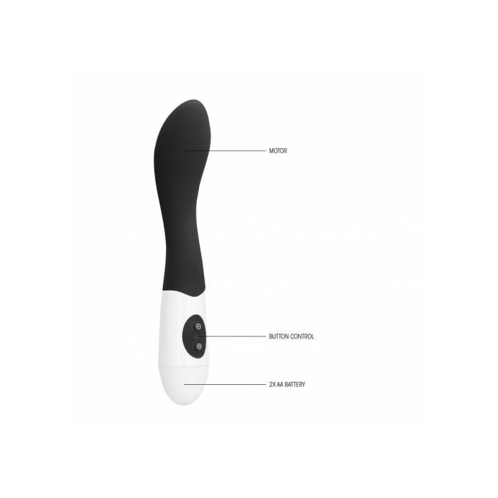 Vibrador em Silicone Bend Gc Preto